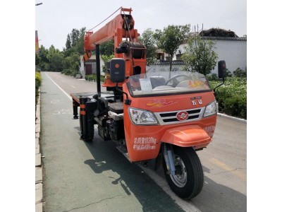三轮随车吊 苗木移树背树自备吊 运输吊装多用小型起重机厂家图5
