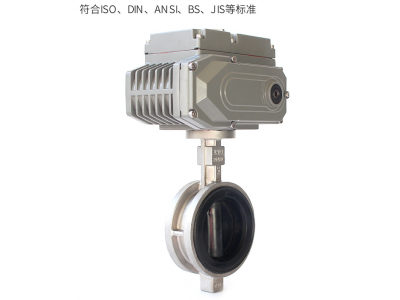 工厂直供D971X-10P不锈钢乙丙包胶板软密封电动蝶阀现货图2