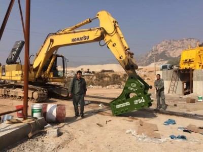 连港工兵破碎锤140毫米型号ZFB8L 挖机建筑拆迁可用图4