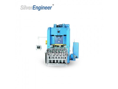 【银工机械】SEAC-80 全自动铝箔餐盒铝箔容器产线设备H型铝箔容器机器图2