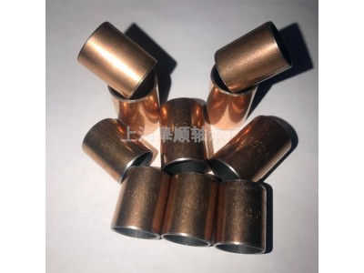 SF-1无油自润滑轴承 复合衬套耐磨铜套 DU镀铜小衬套图2
