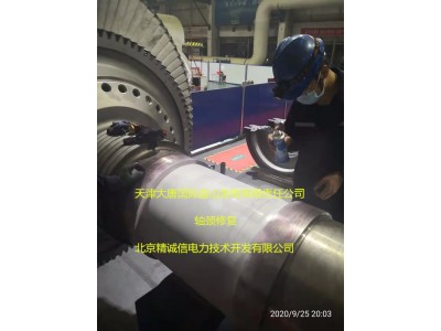 转子轴颈拉伤冷焊修复-发电机转子沟槽冷焊补焊-转子在线修复图3