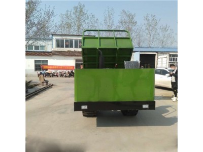 旱地水田专用履带运输车 四不像工程翻斗自卸液压履带车图4