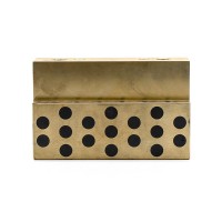 自润滑垫片 米思米铜合金石墨镶嵌L型非标耐磨块 JSL模具自润板
