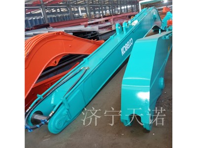 钩机挖机长臂水路两用挖机加长大小臂咨询天诺 河道清理长臂图3