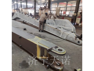 刷坡挖沉井高山排险用钩机两节臂 水路两用挖机长臂厂家销售图2