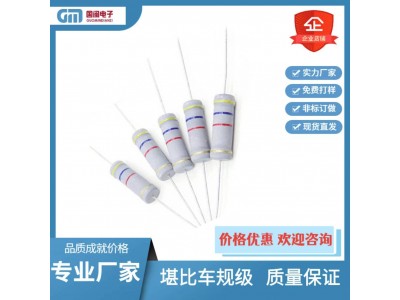 车规级厂家直插编带KNP绕线保险电阻1/4W 1/2W 1W 2W 3W 0.1R-68R 5%图2