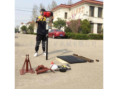 环境取样取芯钻机 场地调查土壤采集器 冲击式取土钻机图3