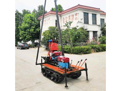 履带柴油液压取样取芯钻孔机 工程勘察取样取芯钻机 山地钻机图3