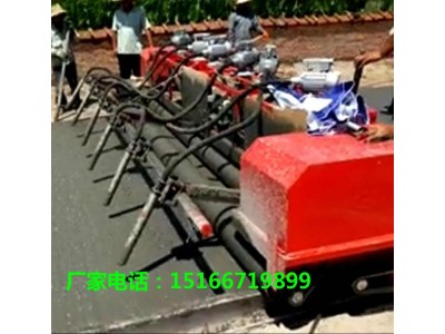 济源市两滚筒式混凝土震动整平摊平机8米三辊轴震动摊铺机图2