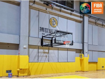 墙面壁挂篮球架系统 挂墙式篮球架图4