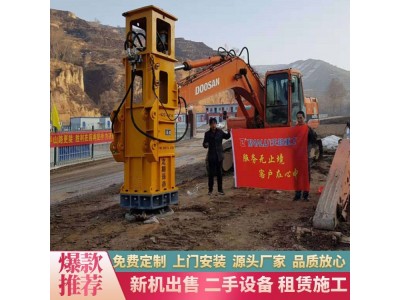 厂家更新设备冲击碾 高速液压夯九成新 车况良好 正常施工图2
