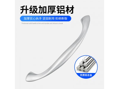 推拉门拉手木门厨房门重型门阳台门移门大把手铝合金明装实心拉手图2