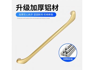 推拉门拉手厨房阳台中空门明装把手重型移门豪华大拉手移门把手图2