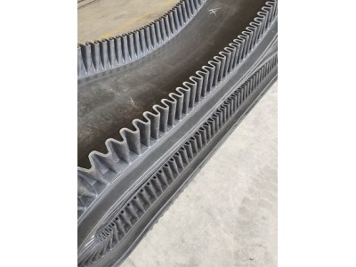 阻燃挡边输送带 超宽大倾角输送机皮带 耐高温挡边带图3